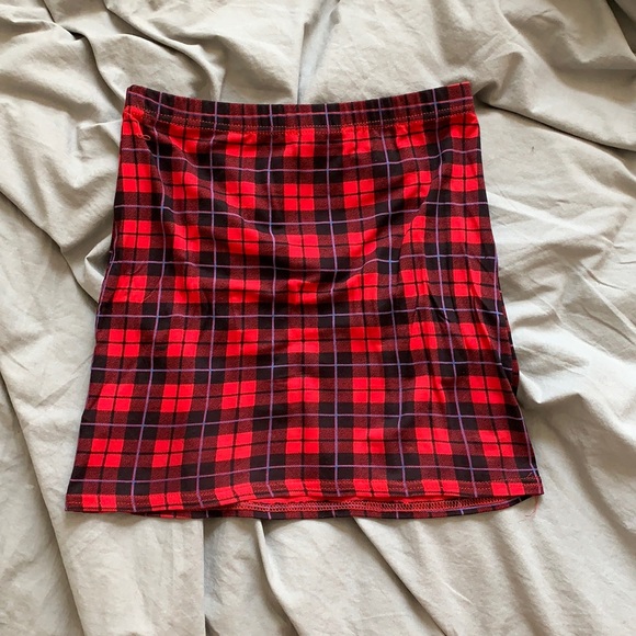 plaid skirt - Picture 1 of 3